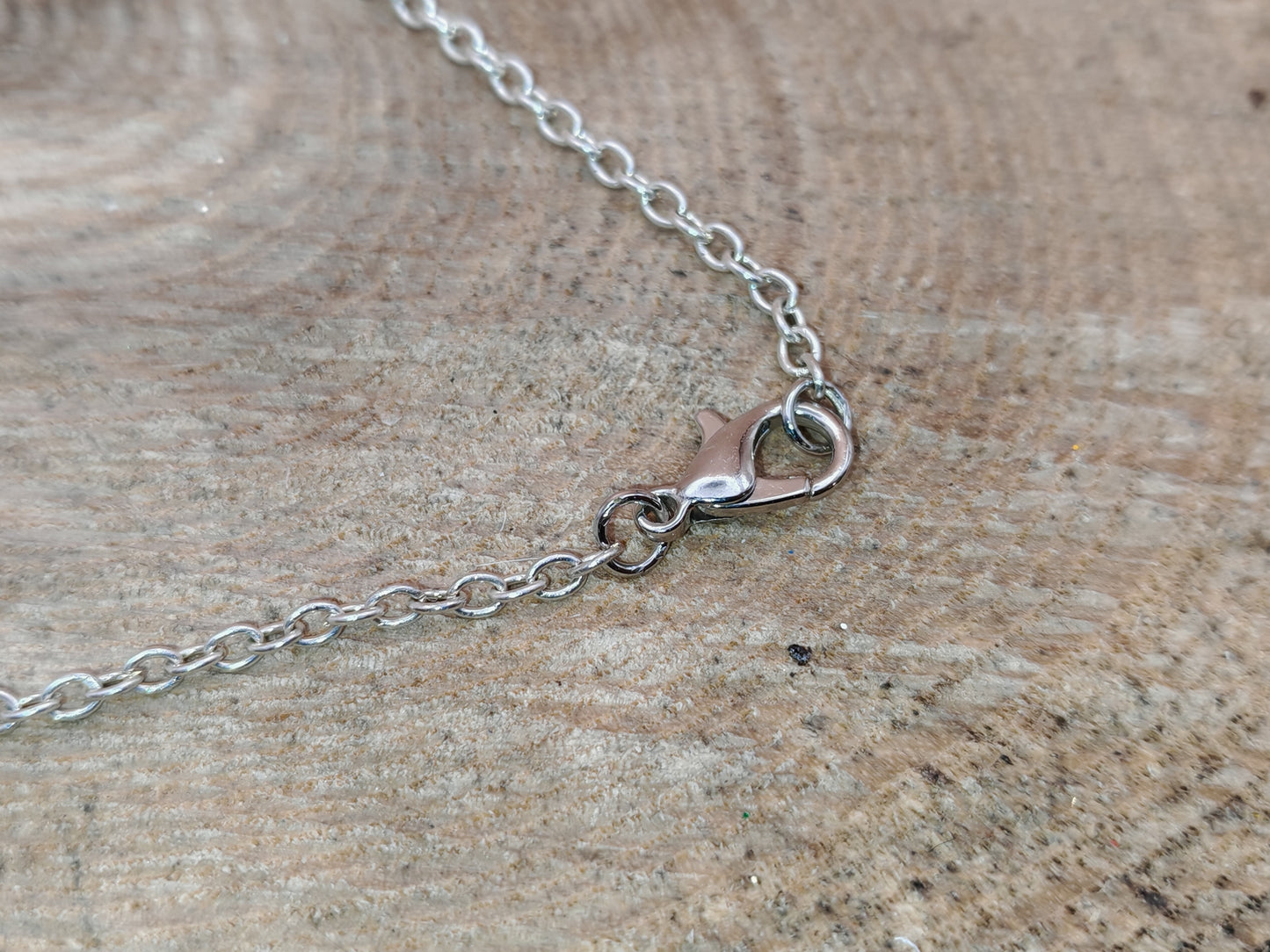 Ensemble pendentif + bague - Ondes colorées