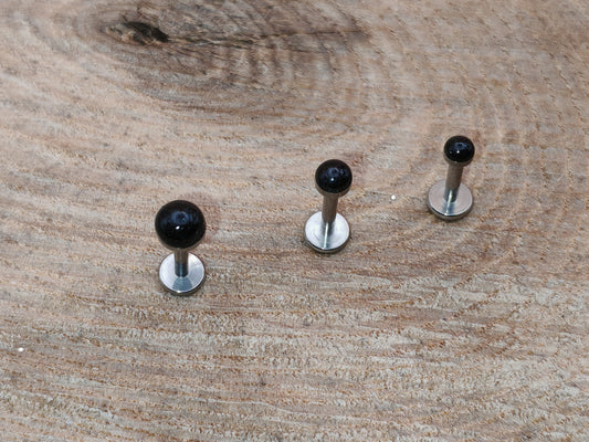 Piercings – Résine noire miniature