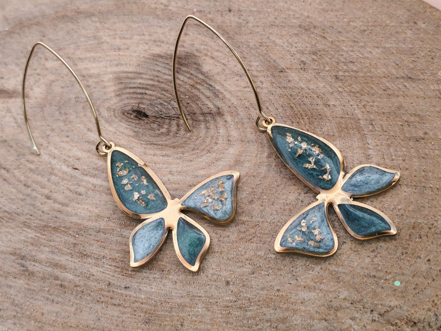 Boucles d’oreilles – Papillons féériques