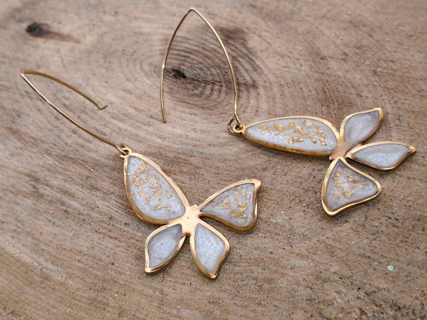 Boucles d’oreilles – Papillons féériques