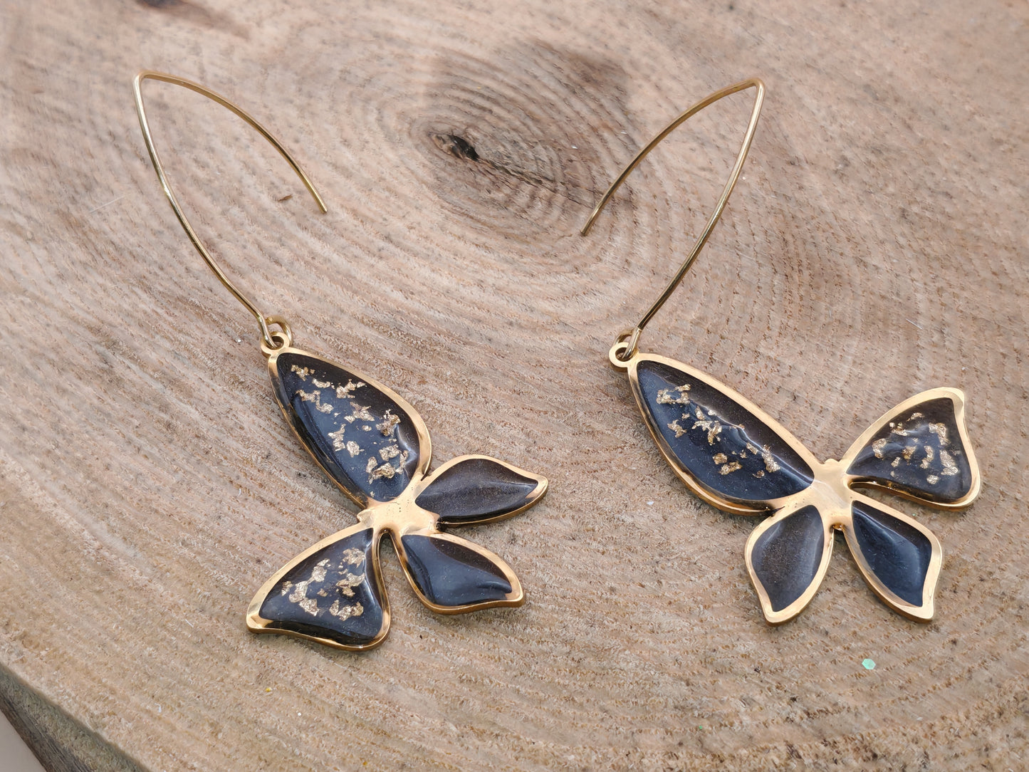 Boucles d’oreilles – Papillons féériques