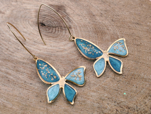 Boucles d’oreilles – Papillons féériques