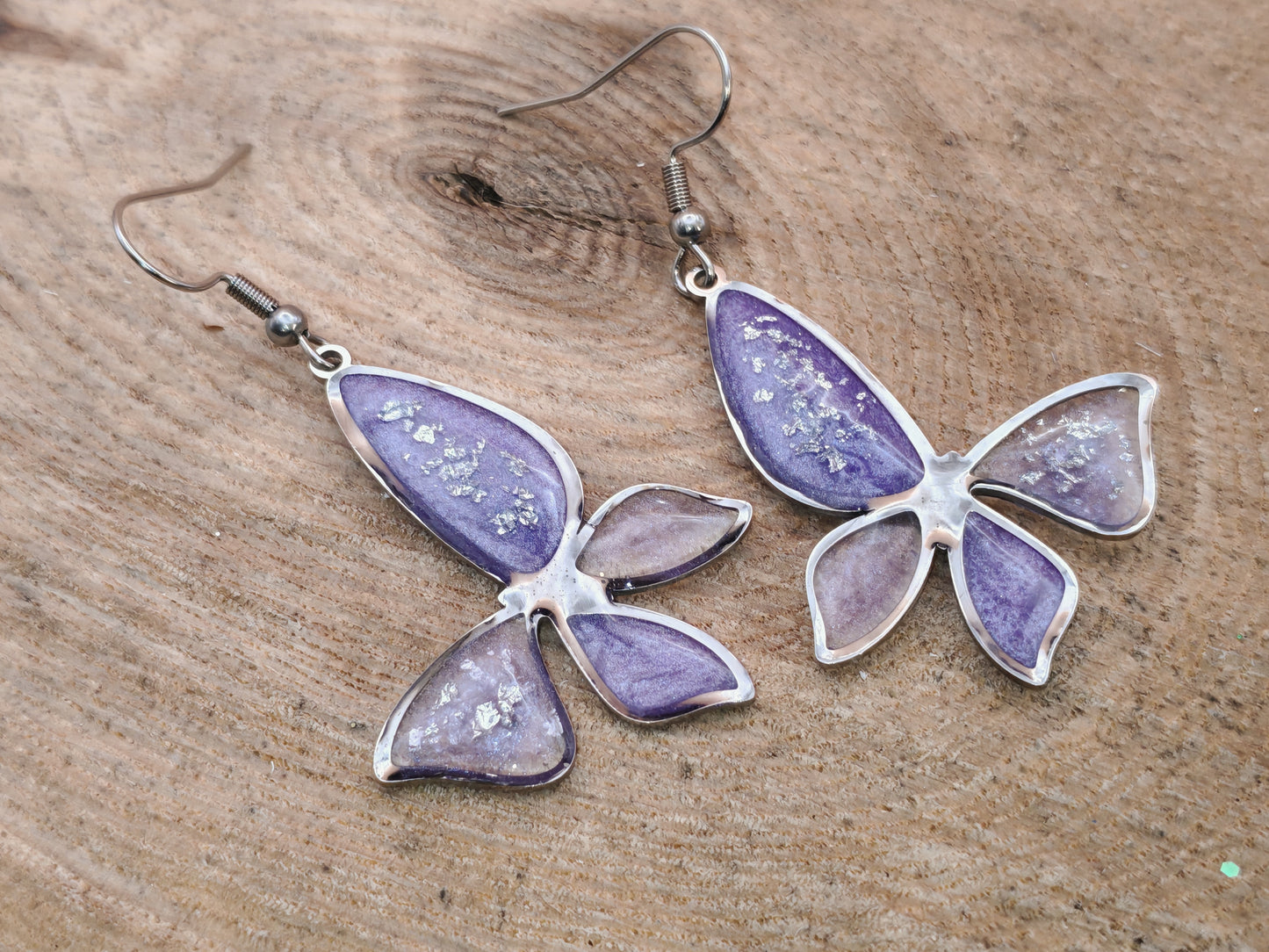 Boucles d’oreilles – Papillons féériques