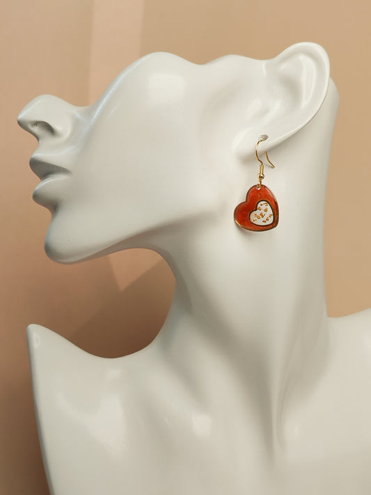 Boucles d’oreilles – Cœurs lumineux