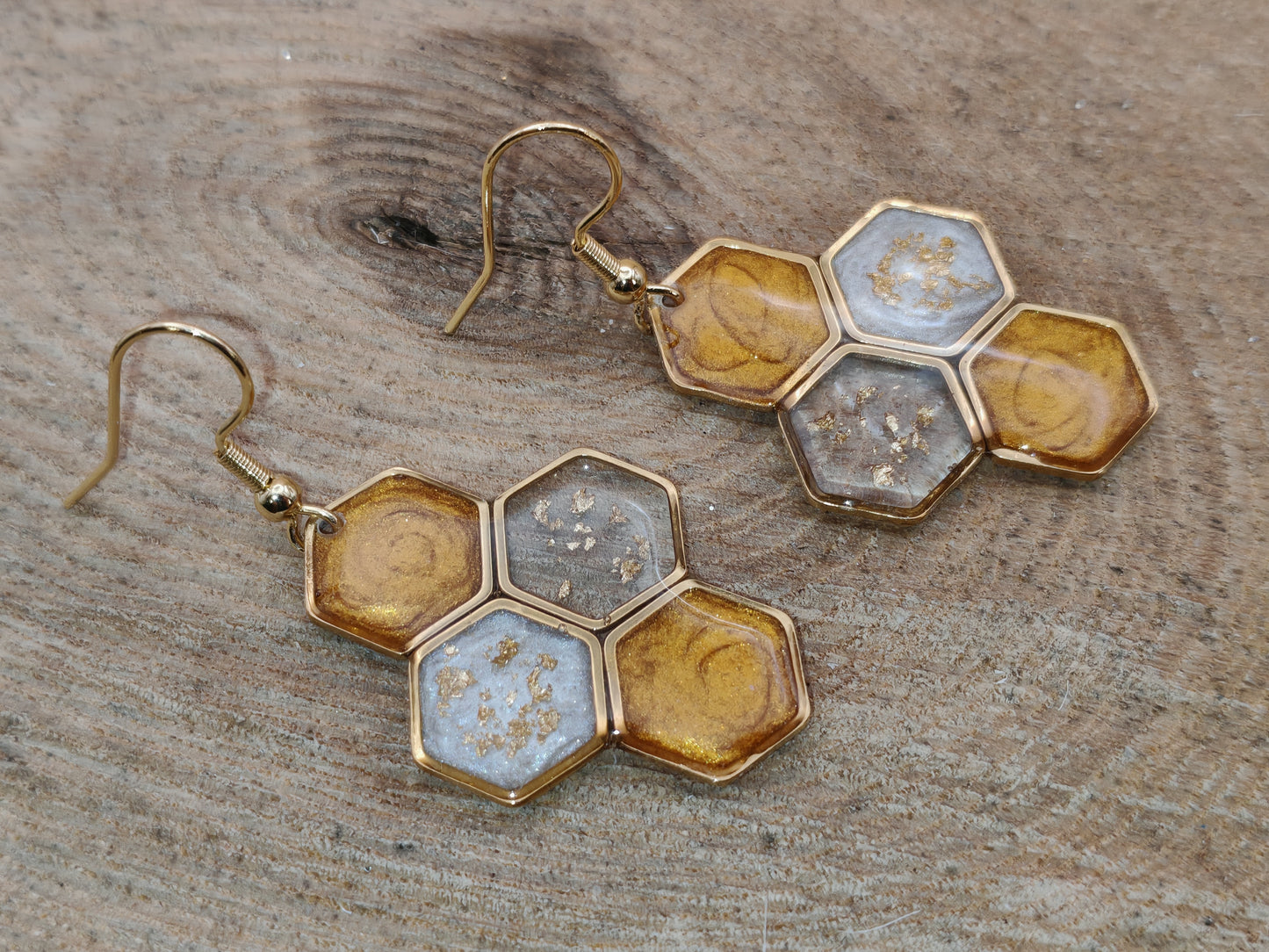 Boucles d’oreilles – Murmure de ruche