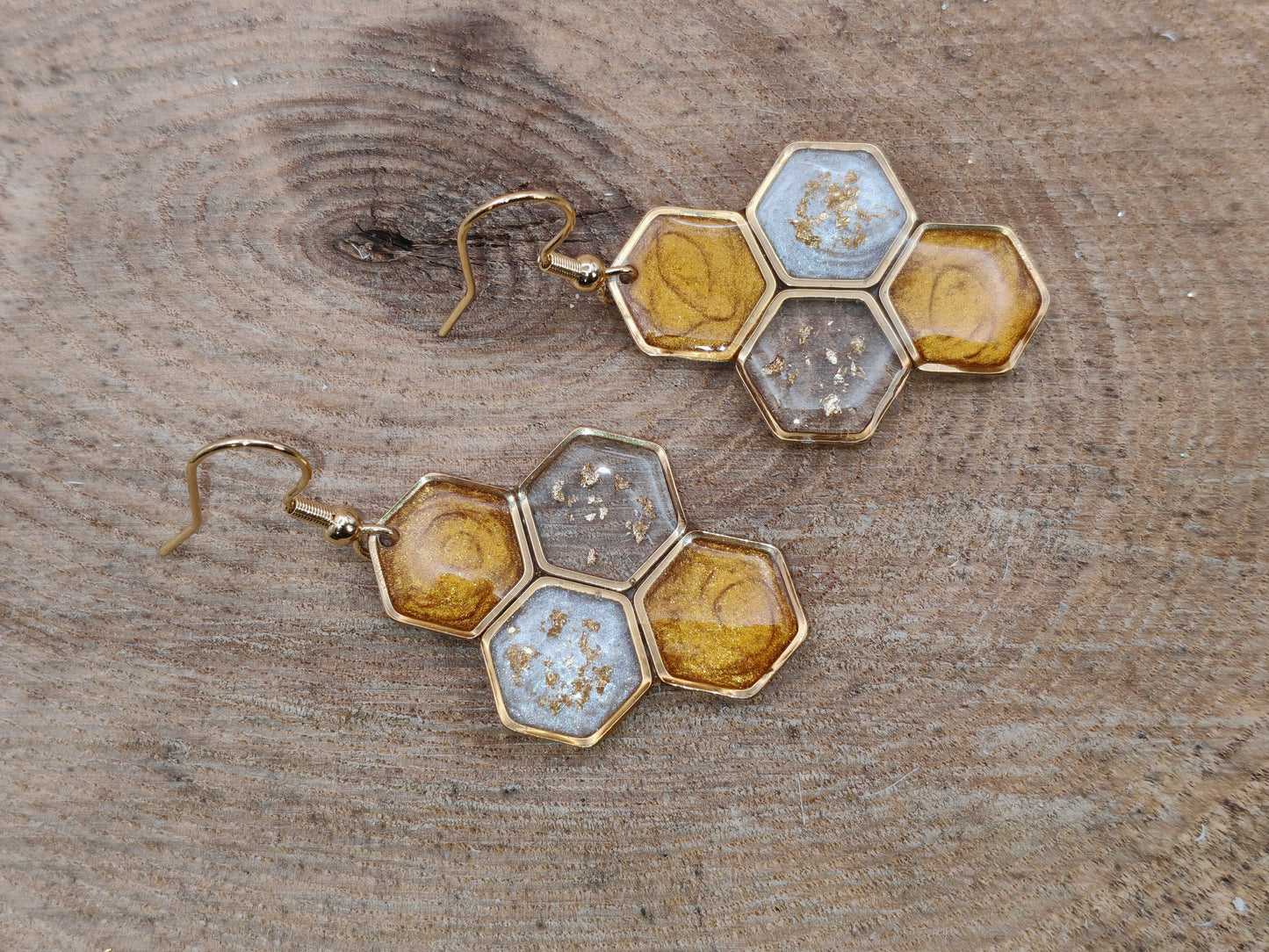 Boucles d’oreilles – Murmure de ruche