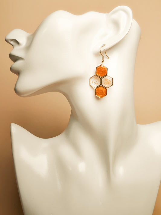 Boucles d’oreilles – Murmure de ruche