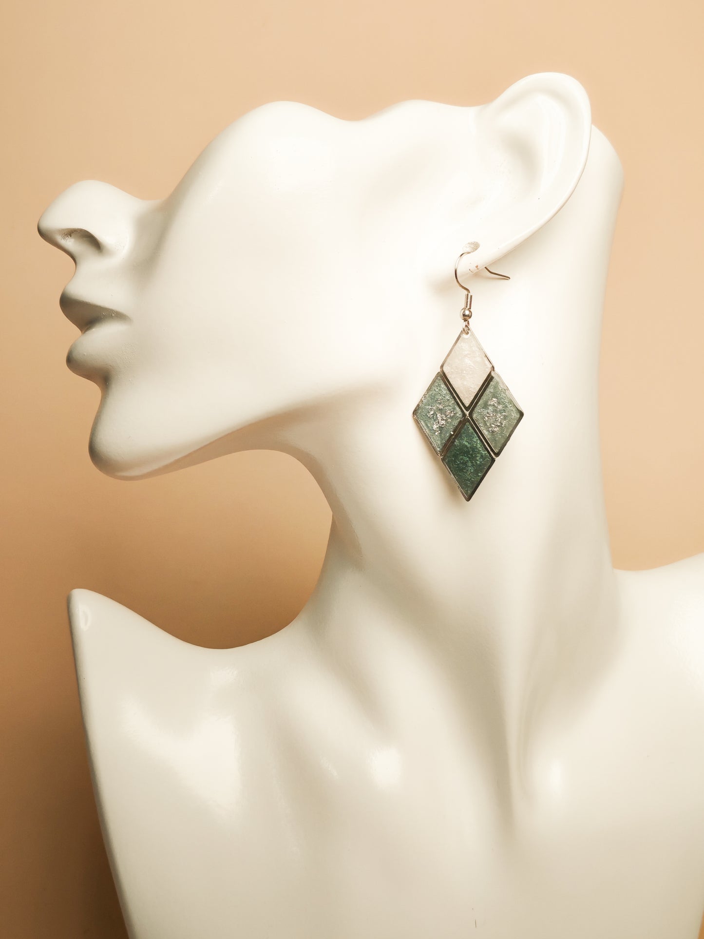 Boucles d’oreilles – Reflets géométriques