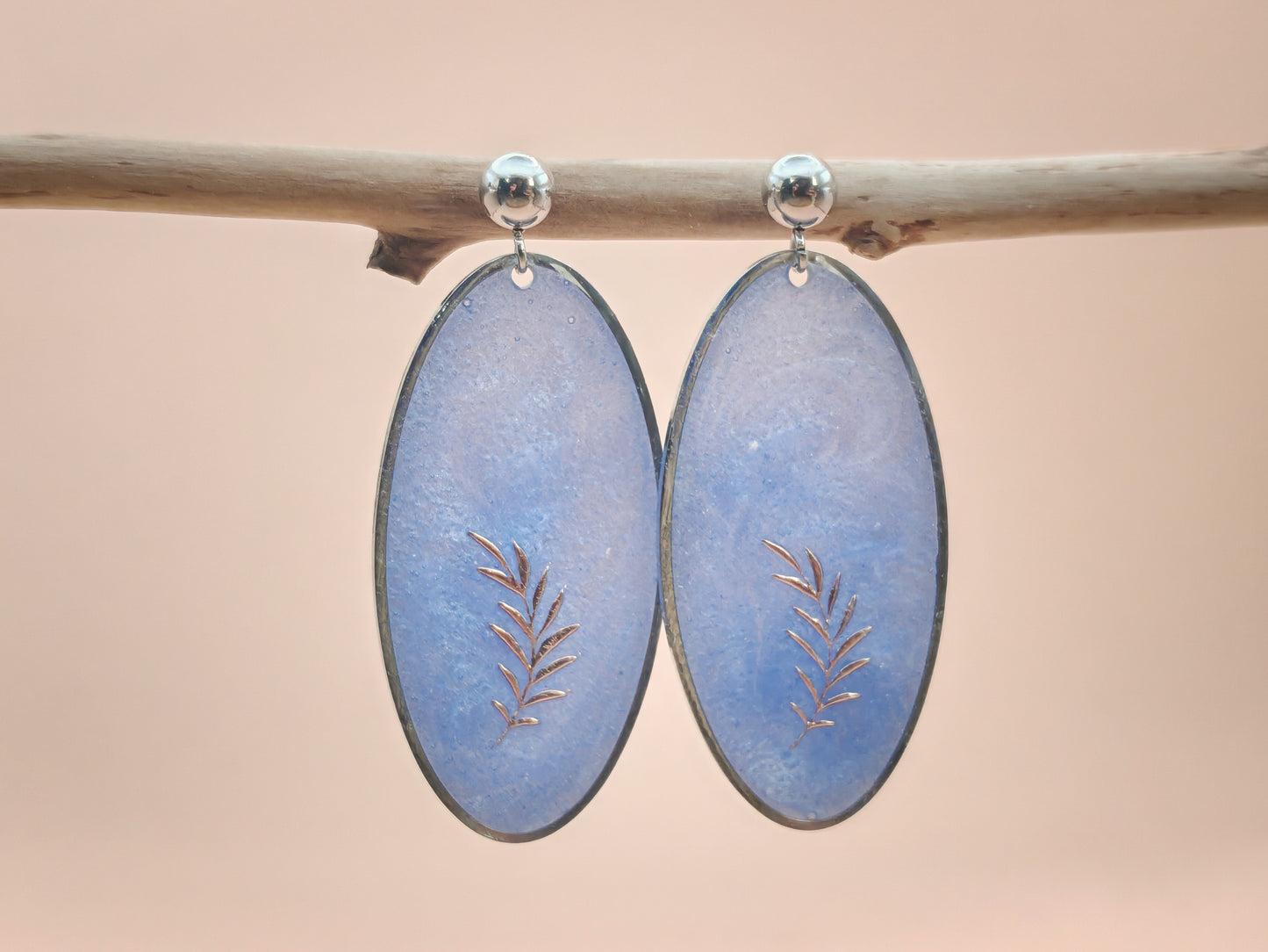 Boucles d’oreilles – Murmure de fougère céleste