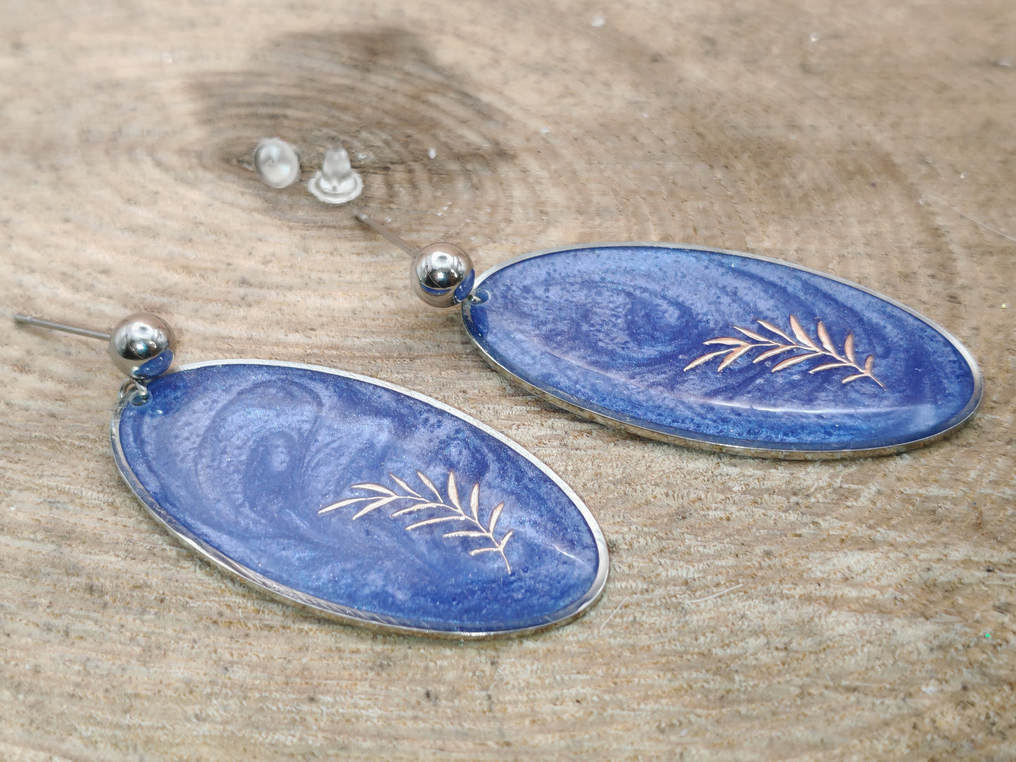 Boucles d’oreilles – Murmure de fougère céleste