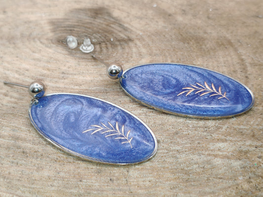 Boucles d’oreilles – Murmure de fougère céleste