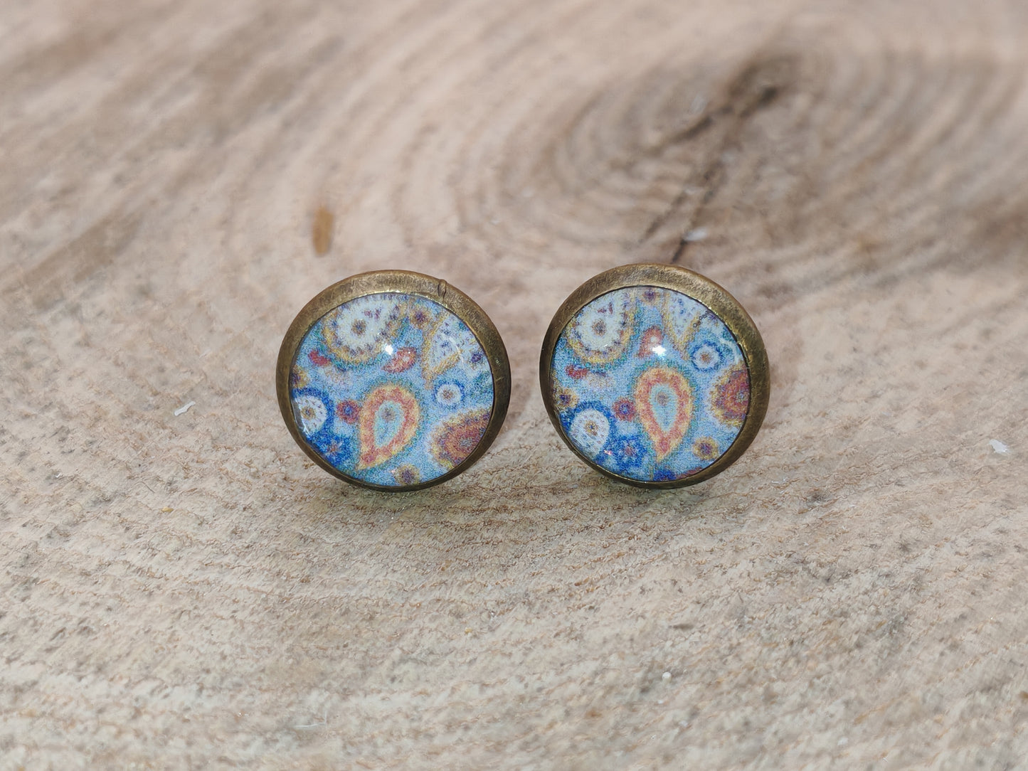 Clous cabochon de 8 mm – Gouttes cachemire