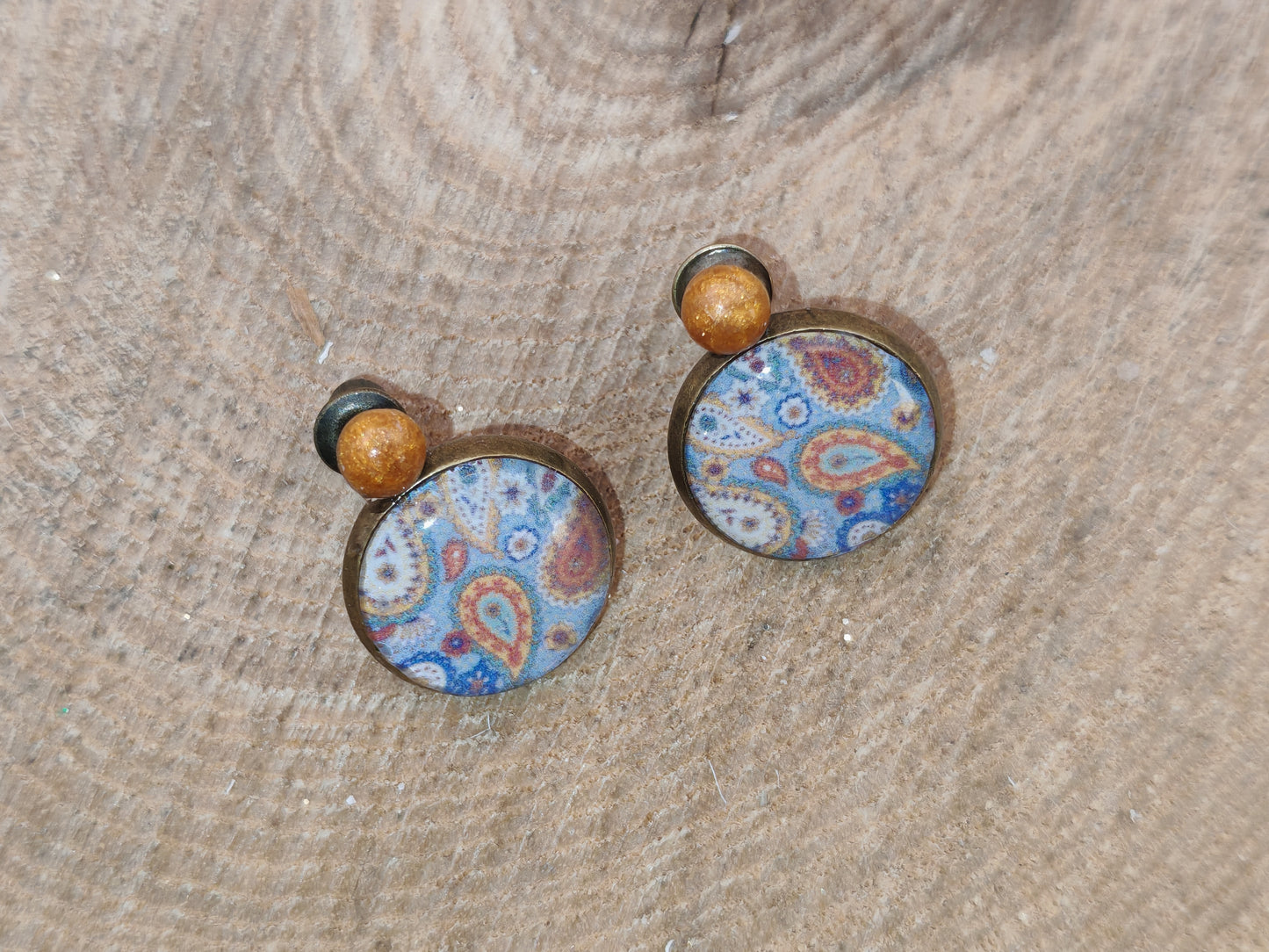 Boucles d’oreilles – Gouttes d’ailleurs