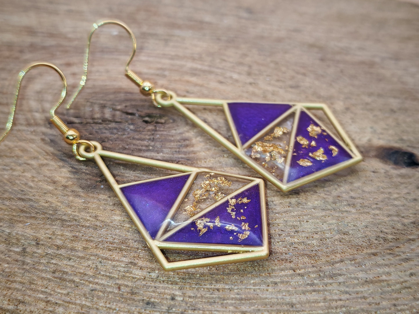 Boucles d’oreilles – Améthyste solaire