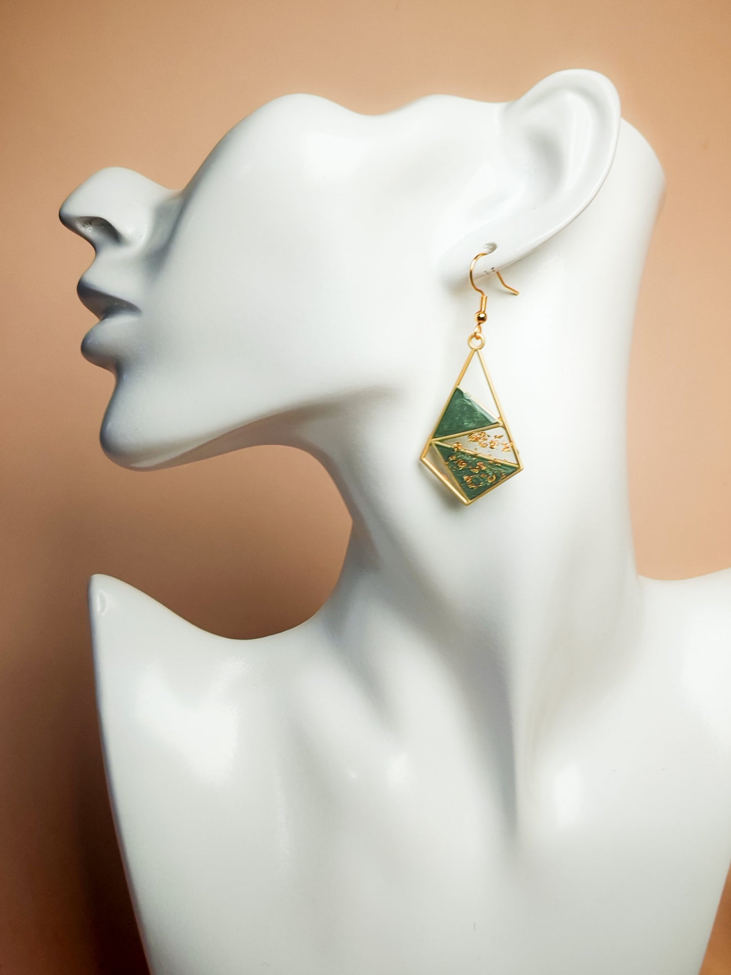 Boucles d’oreilles – Éclat forêt profonde