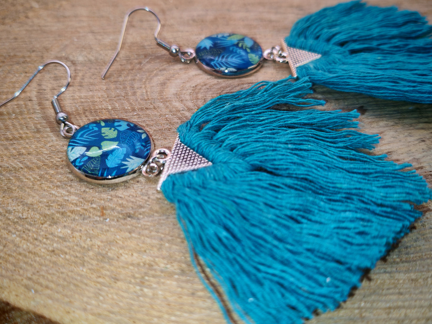 Boucles d’oreilles – Forêt Émeraude