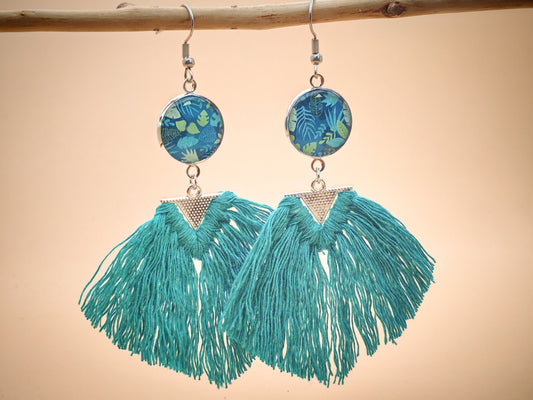 Boucles d’oreilles – Forêt Émeraude