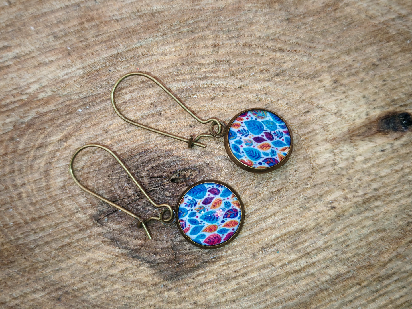 Boucles d’oreilles dormeuses – Jardin lumineux