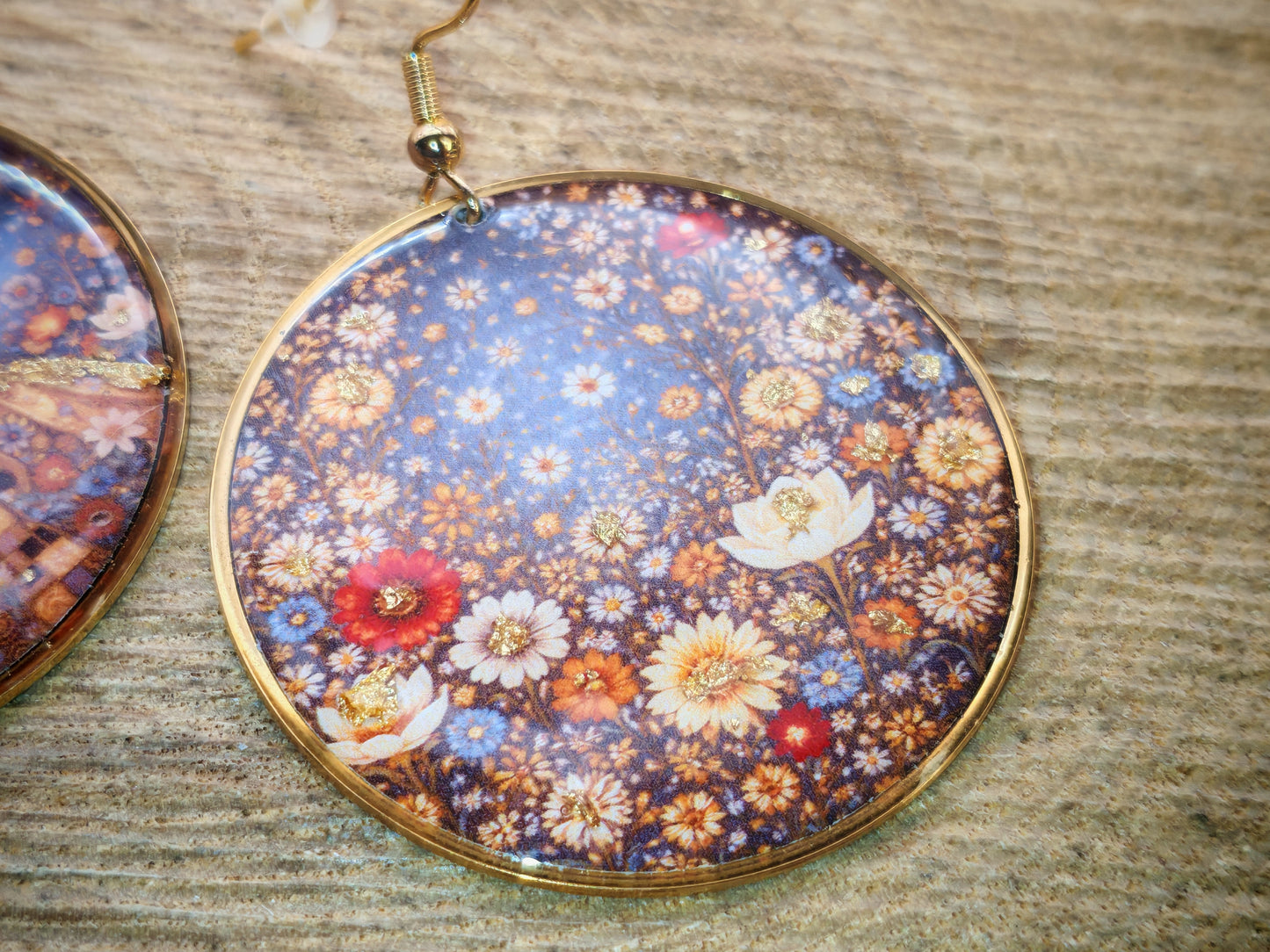 Boucles d’oreilles Klimt – Jardin enchanté