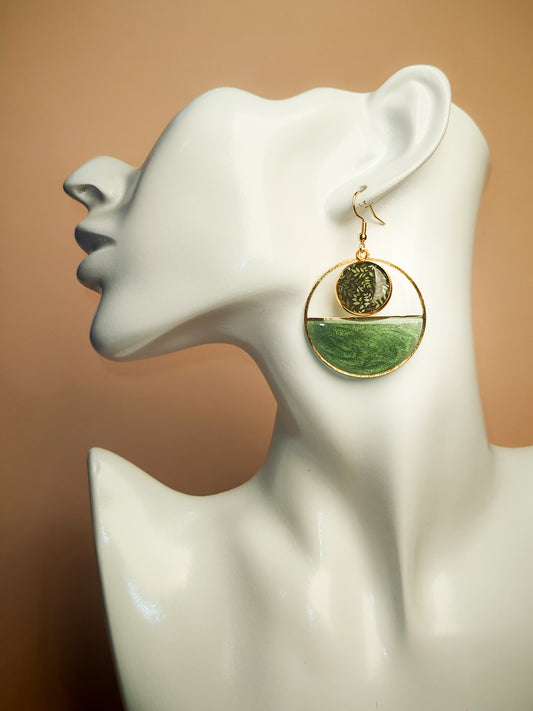 Boucles d'oreilles – Reflets de forêt