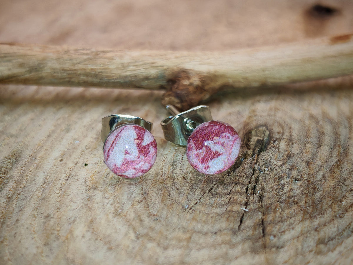 Clous d'oreilles – Nuées rosées
