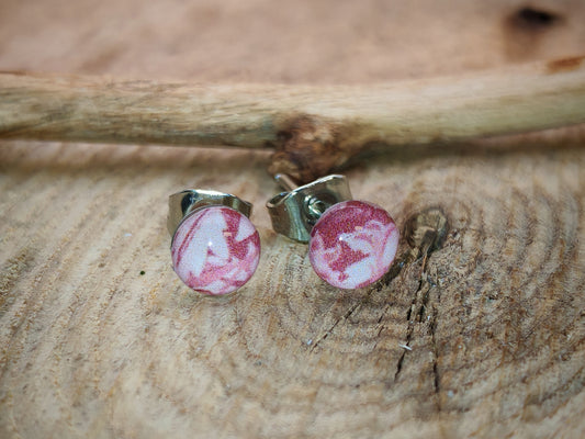 Clous d'oreilles – Nuées rosées