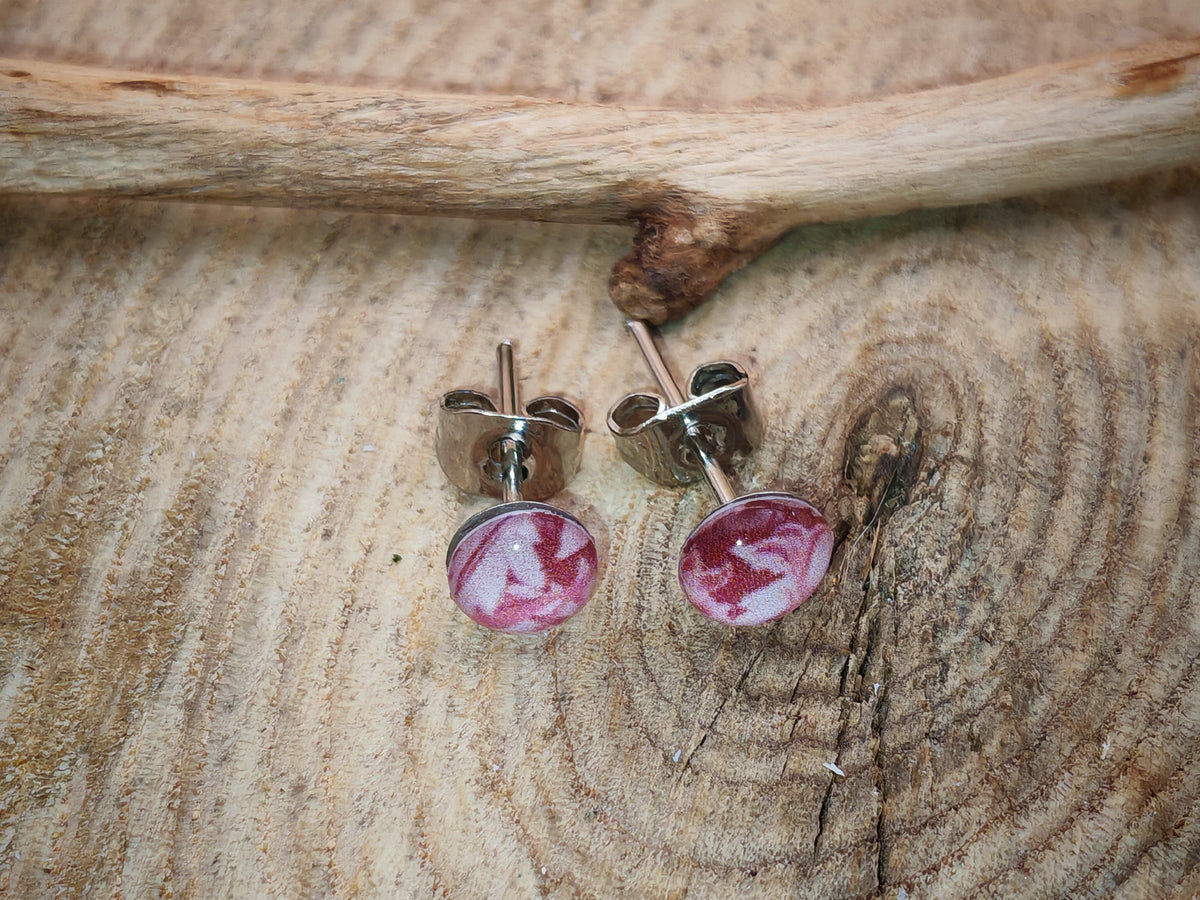 Clous d'oreilles – Nuées rosées