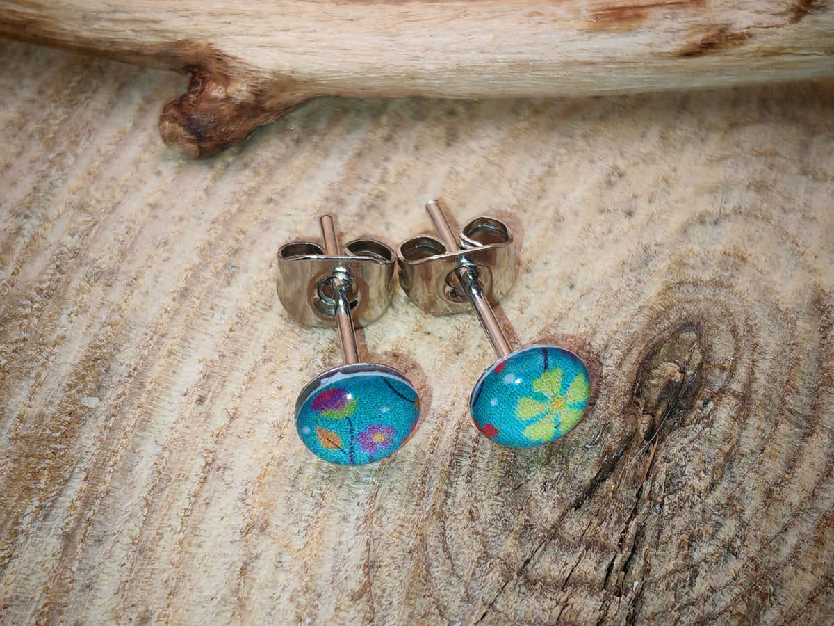 Clous d'oreilles – Jardin coloré