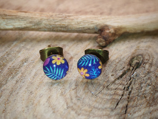 Clous d’oreilles – Jardin tropical nocturne