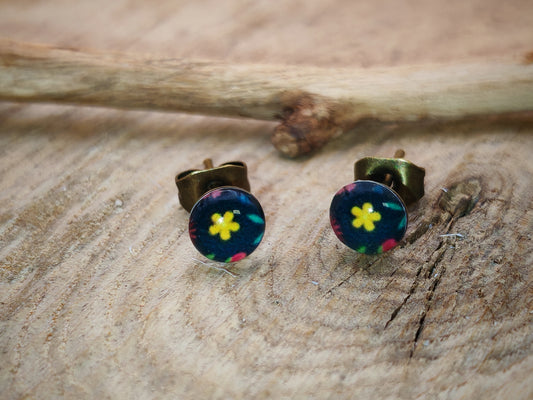 Clous d’oreilles – Fleurs nocturnes