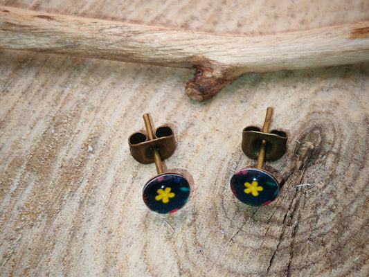 Clous d’oreilles – Fleurs nocturnes