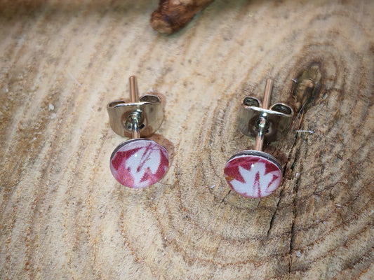 Clous d’oreilles – Pétales rosés