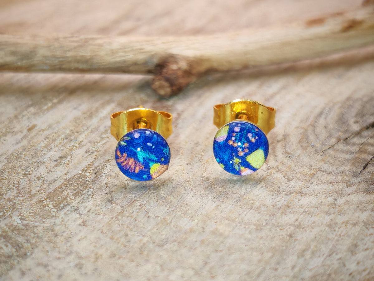 Clous d’oreilles – Nuit colorée