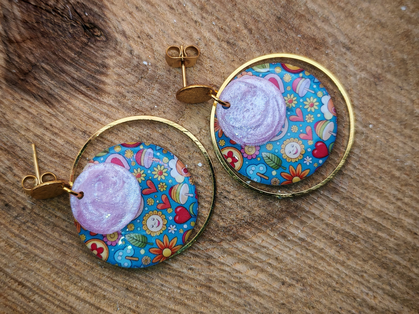 Boucles d’oreilles – Jardin joyeux