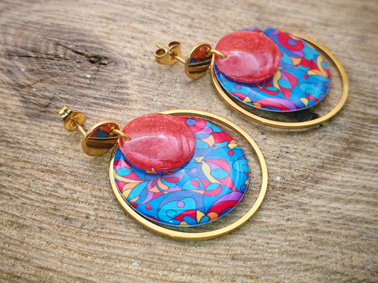 Boucles d’oreilles – Arabesques éclatantes