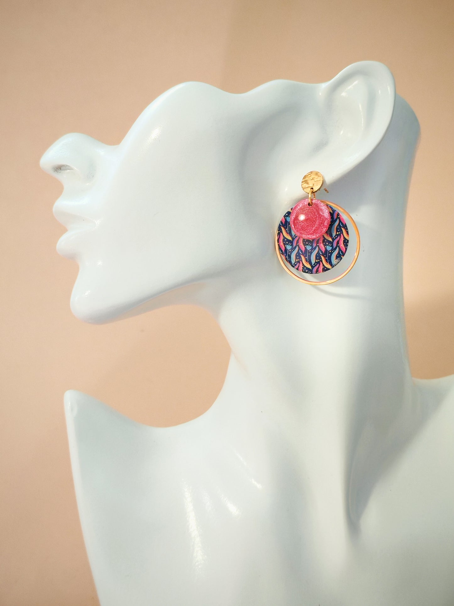 Boucles d’oreilles – Vagues bohèmes au crépuscule