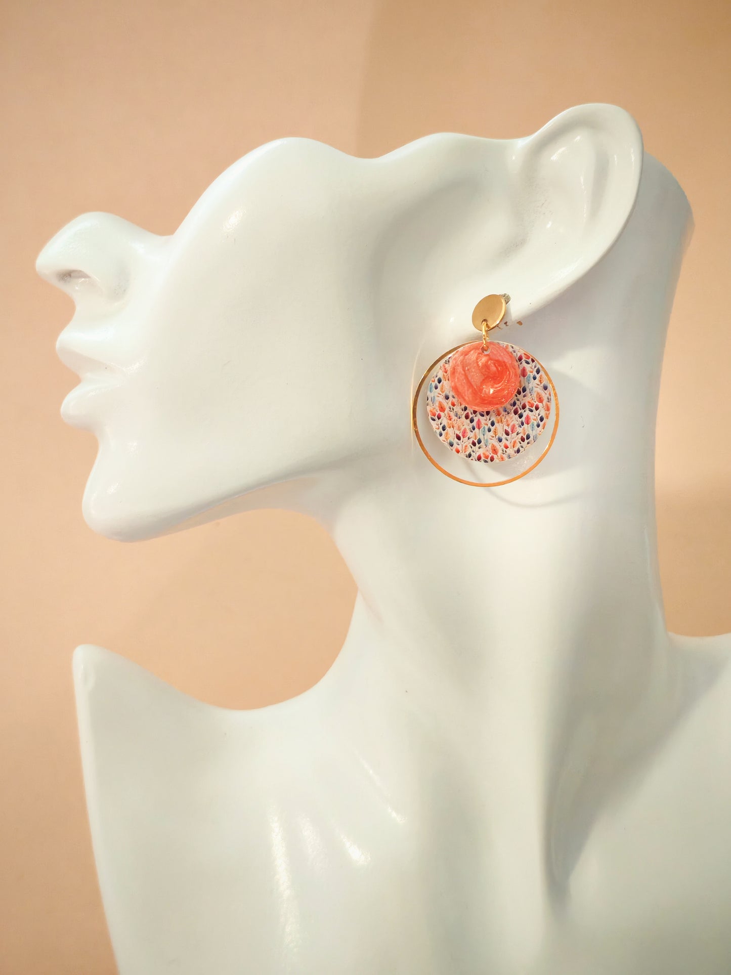 Boucles d’oreilles – Pluie de feuilles colorées