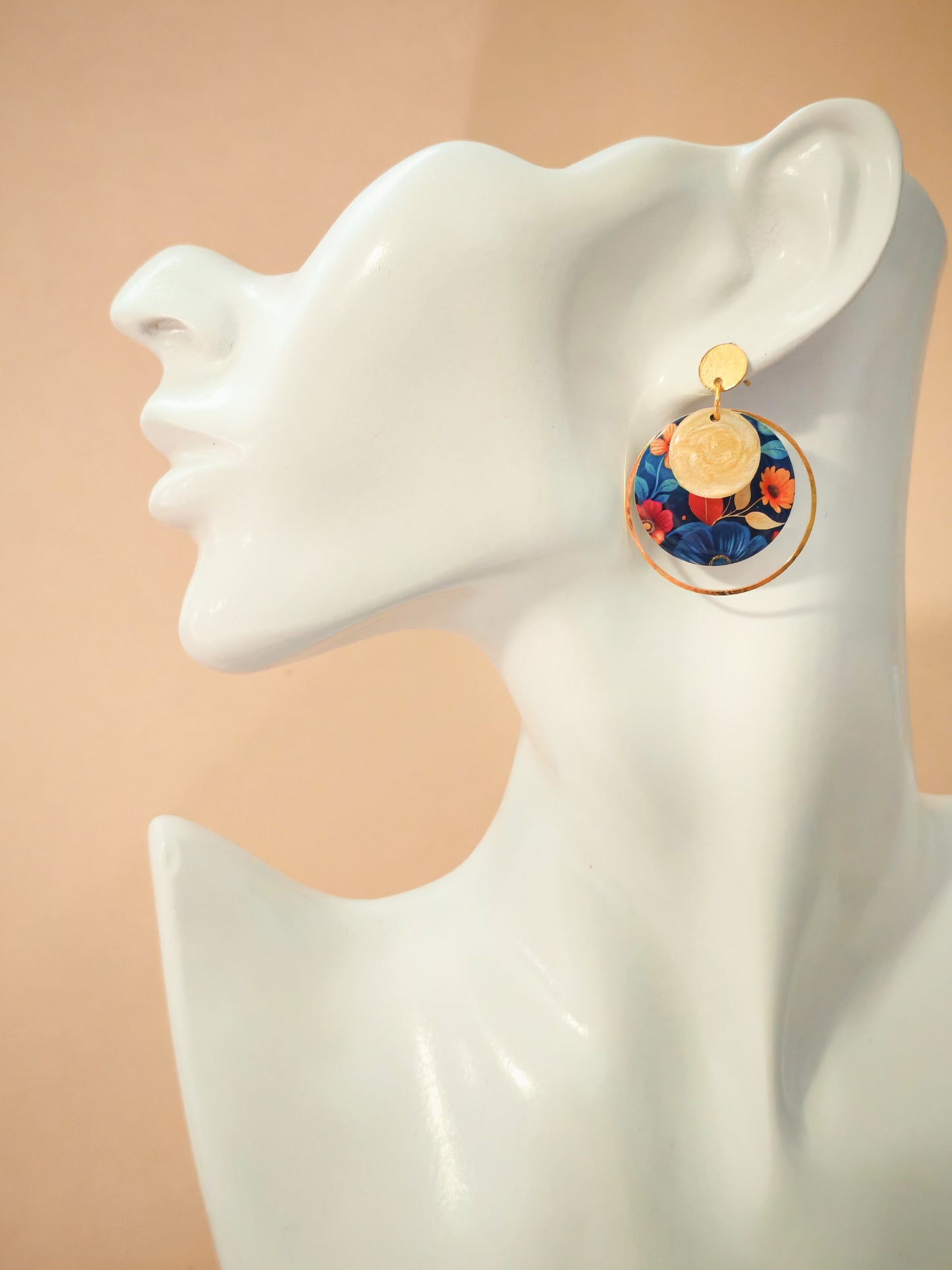 Boucles d’oreilles – Jardin nocturne lumineux