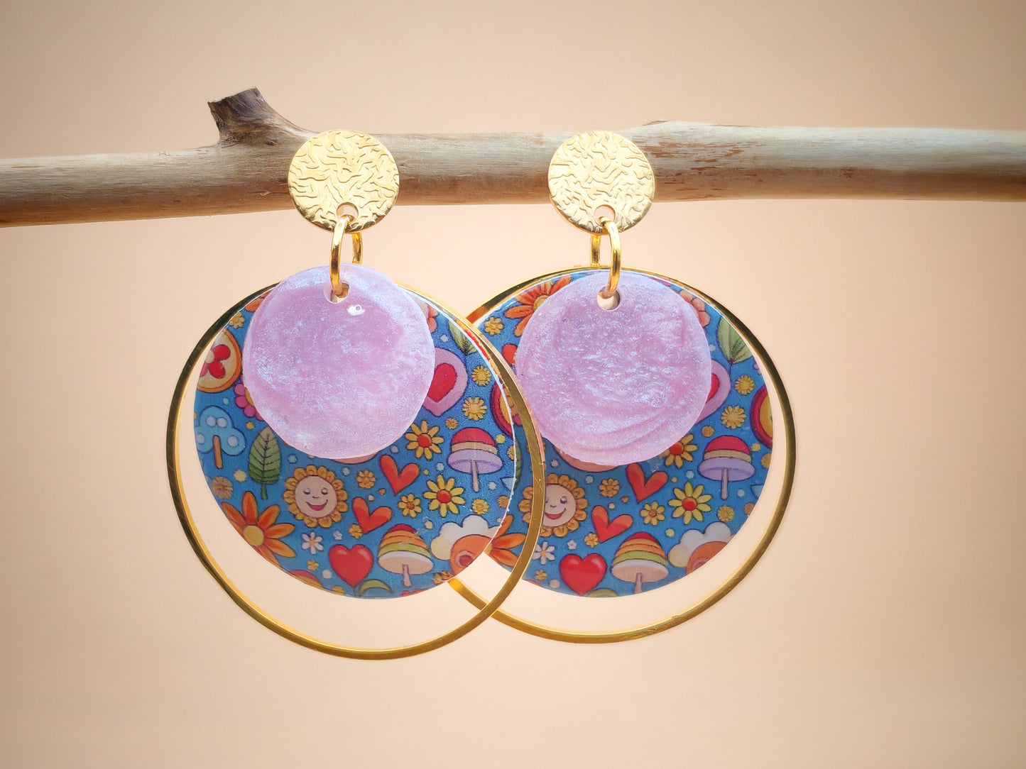 Boucles d’oreilles – Jardin joyeux