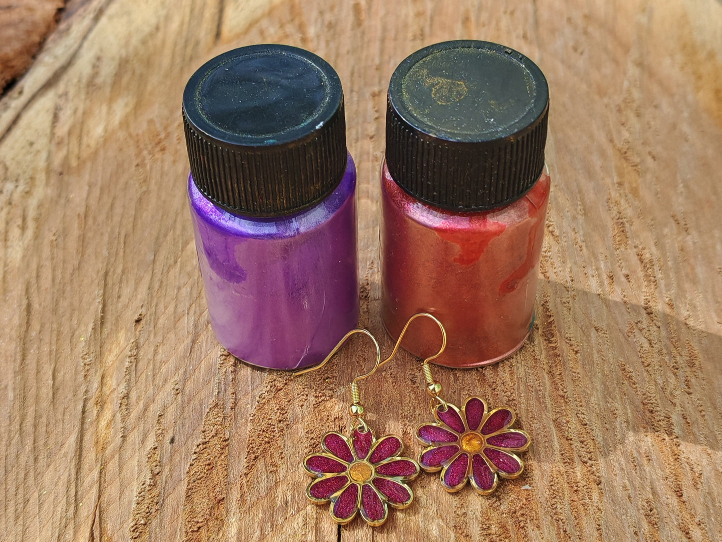 Boucles d’oreilles – Pétales Lumineux