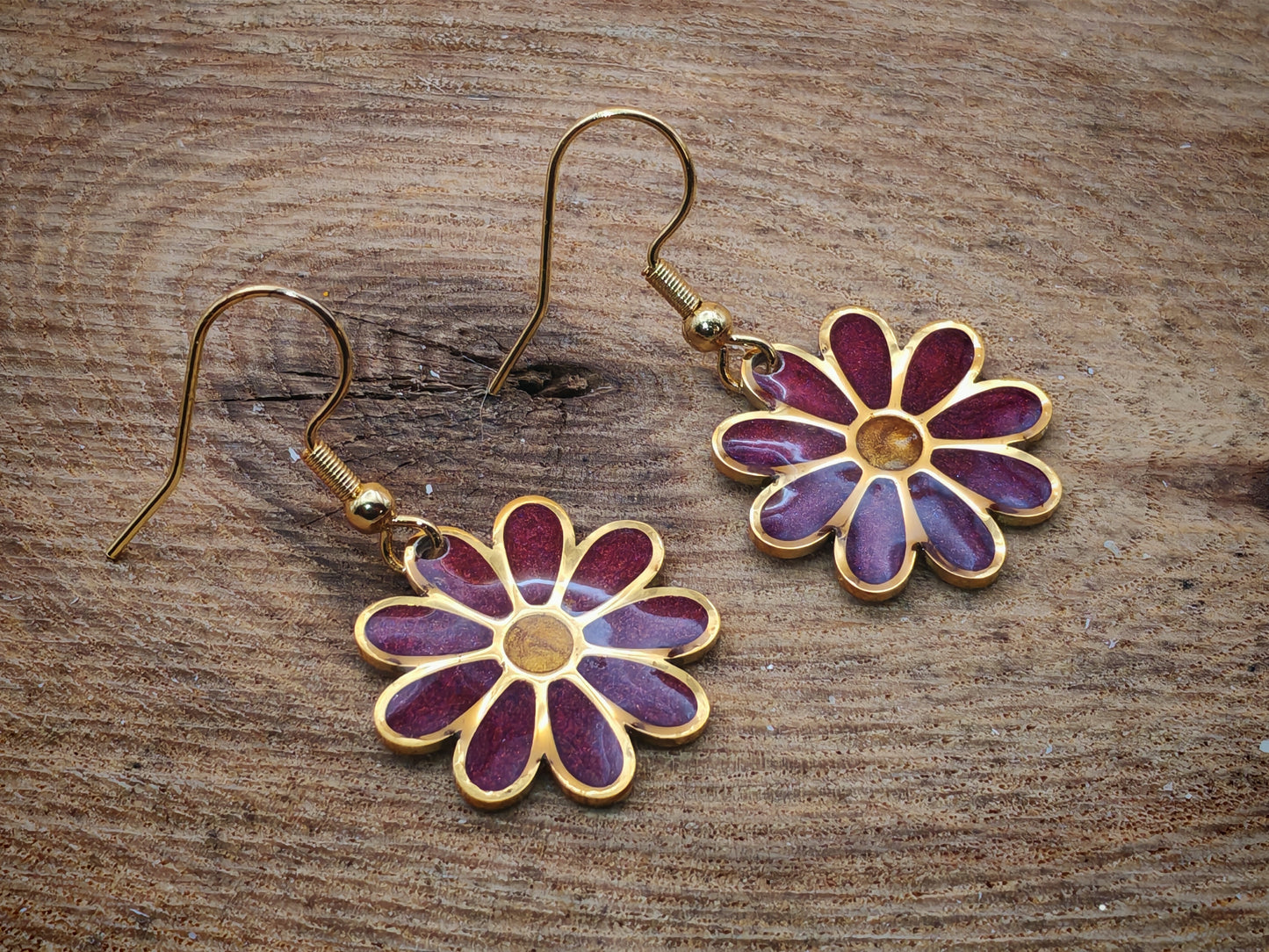 Boucles d’oreilles – Pétales Lumineux