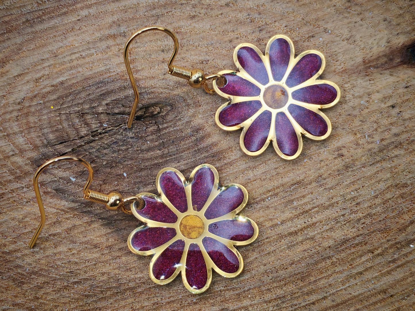 Boucles d’oreilles – Pétales Lumineux