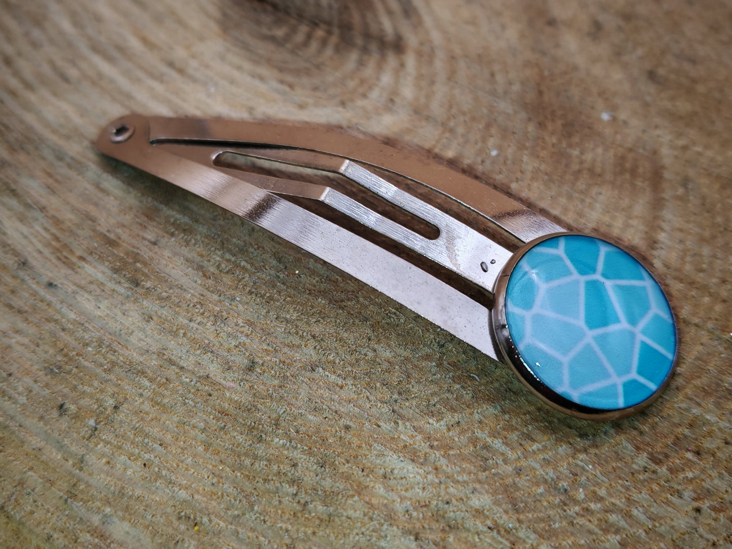 Barrette – Éclats Turquoise