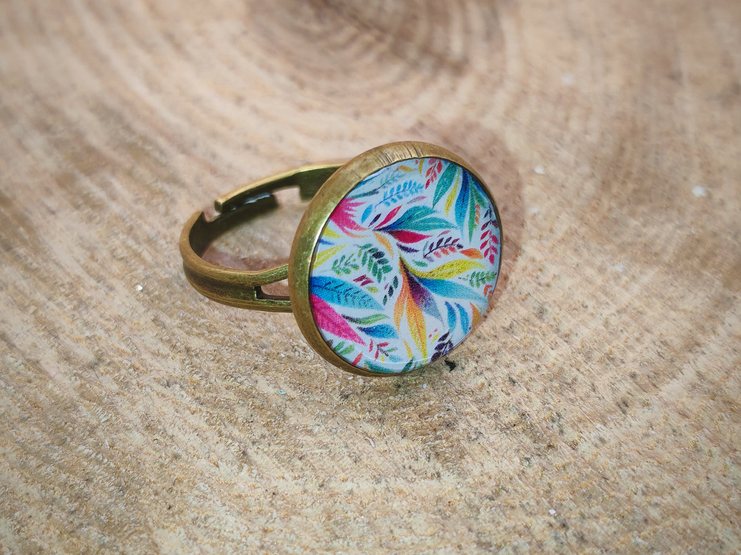 Ensemble barrettes & bague – Éclat Tropical