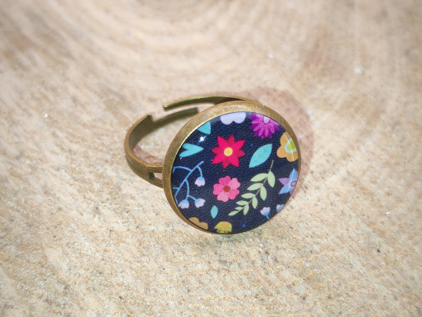 Ensemble barrettes & bague – Jardin de Minuit