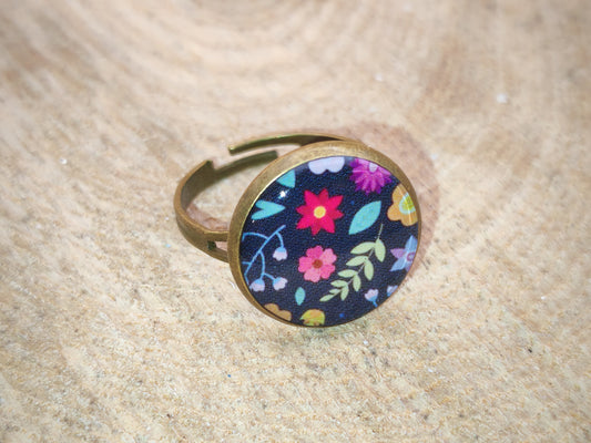 Ensemble barrettes & bague – Jardin de Minuit