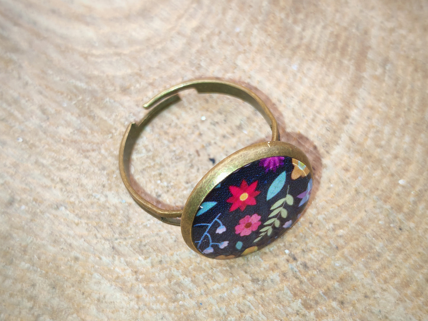 Ensemble barrettes & bague – Jardin de Minuit