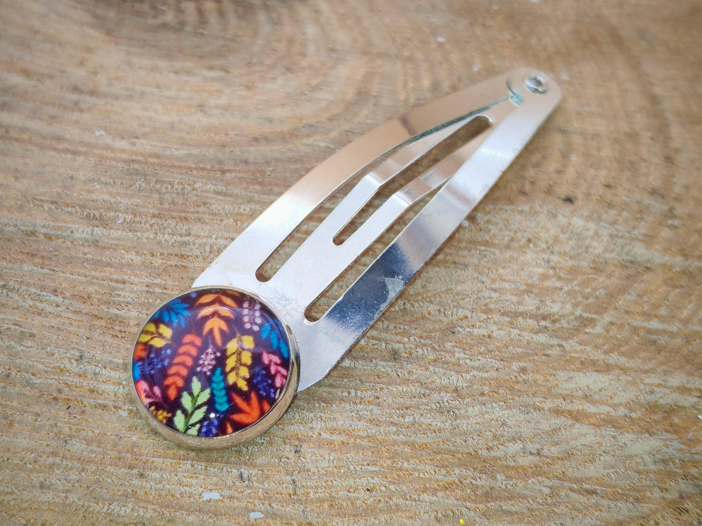 Barrette – Feuillages flamboyants