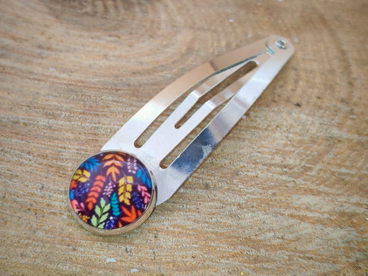 Barrette – Feuillages flamboyants