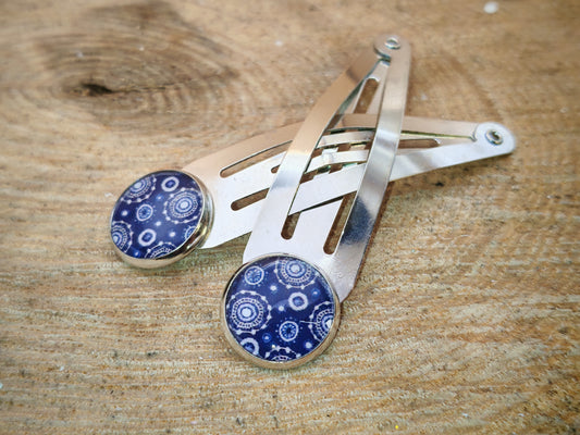 Duo de barrettes – Rosaces célestes